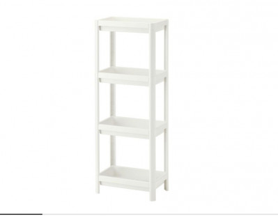 стеллаж в ванную комнату Икеа Vesken 37х23х101