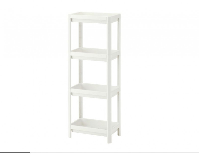 стеллаж в ванную комнату Икеа Vesken 37х23х101 — 4